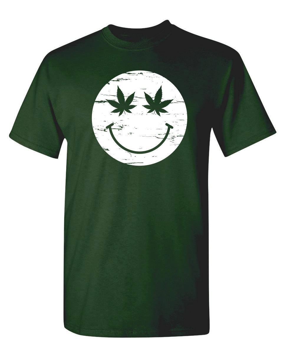 Weed Smile Face T-Shirt